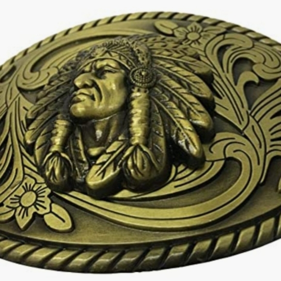 Native American belt buckle - Picture 2 of 4